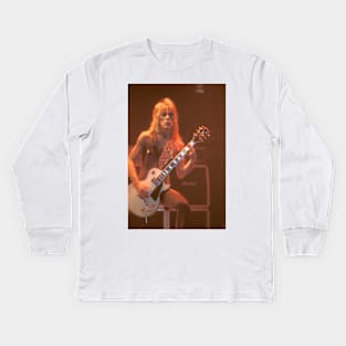 Randy Rhoads Photograph Kids Long Sleeve T-Shirt